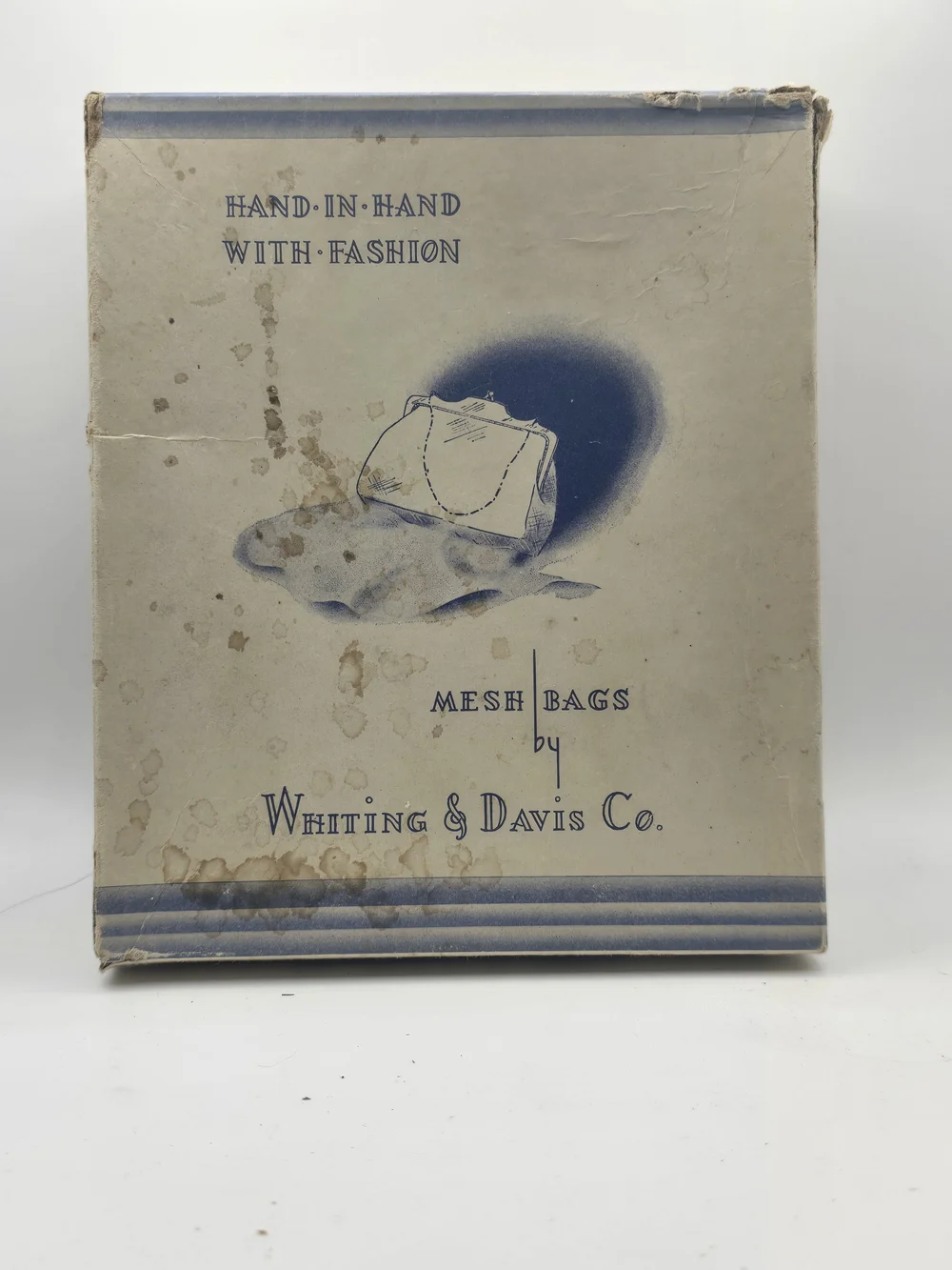 Vintage Whiting & Davis Co. Mesh Bag in Original Box